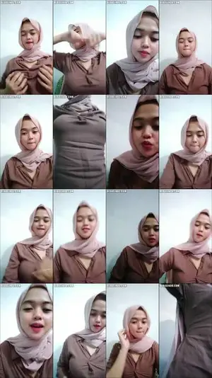 Bokep Ukhti Hijabers Cantik Remas Buah Dada Live